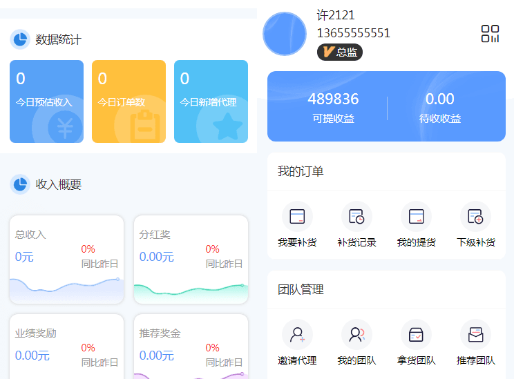 1020241010-3-微商代理商补货商城系统源码 微商网站源码 代理网站源码